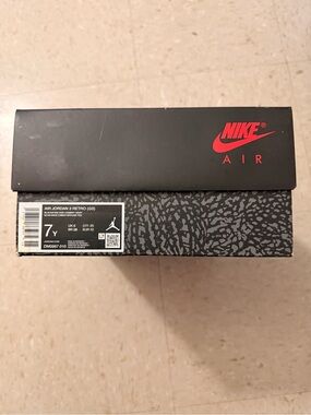 Nike Black Shoe Box with Red Nike Air Logo